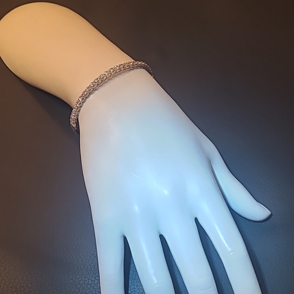🔥 14K white Gold  diamond Luxury Bracelet for her ♥️ - Picture 6 of 10